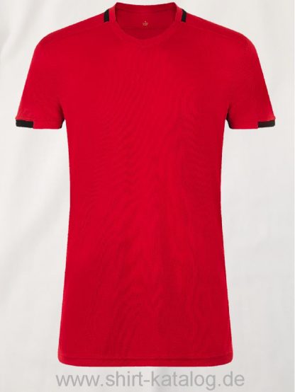 10183-Sols-Classico-Contrast-Shirt-Rot-Schwarz