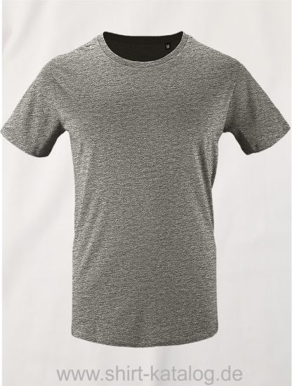 16823-Sols-Mens-Short-Sleeved-T-Shirt-Milo-Grey-Melange