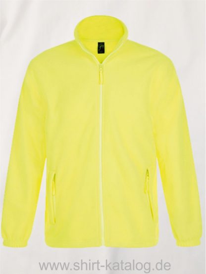 16926-Fleecejacket-North-neon-yellow