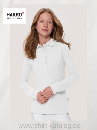 18183-215-Hakro-Women-Longsleeve-Poloshirt-MIKRALINAR