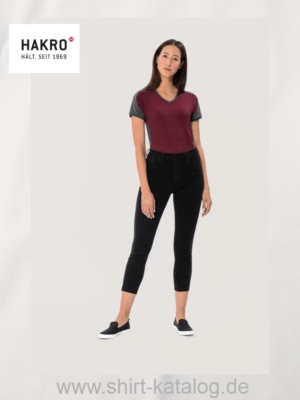 21327-190-Hakro-Women-V-Shirt-Contrast-MIKRALINAR