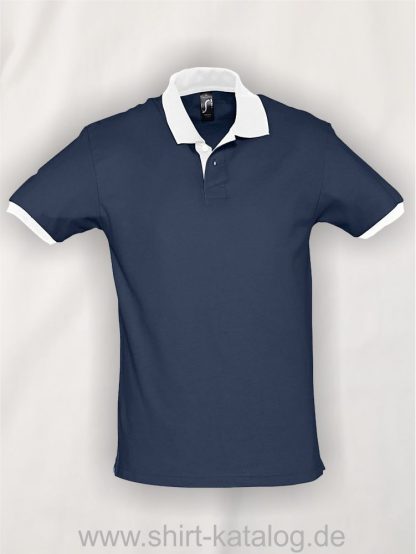 23315-Sols-Polo-Prince-blu-oltremare-bianco