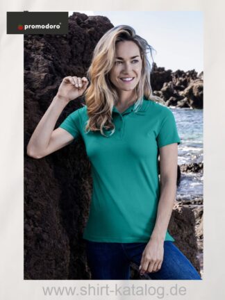 27791-4025-Promodoro-Women´s Jersey Polo