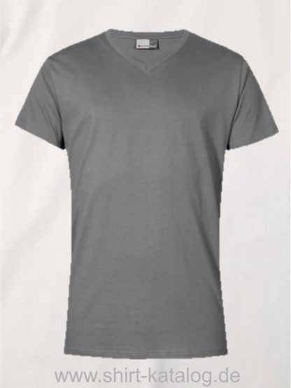 27796-hakro-premium-v-neck-3025-steel-grey