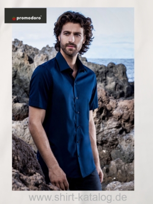 Men`s Poplin Shirt Short Sleeve