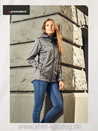 7811-20056-Promodoro-Women´s Hoody Softshell Jacket