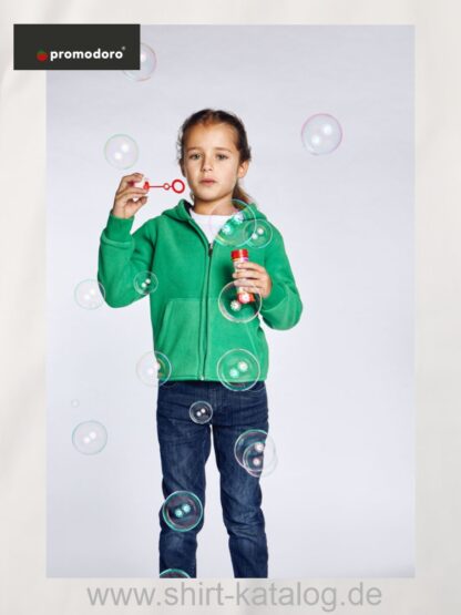 798-10115-Promodoro-Kid‘s Hooded Fleece Jacket