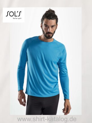 L02071-11521-Sols-Men`s Long-Sleeve-Sports-T-Shirt-Sporty