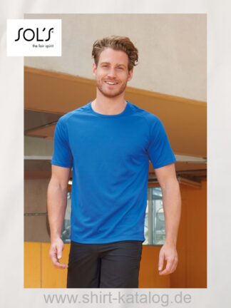 L198-11524-Solo-Men`s Raglan-Sleeves-T-Sporty