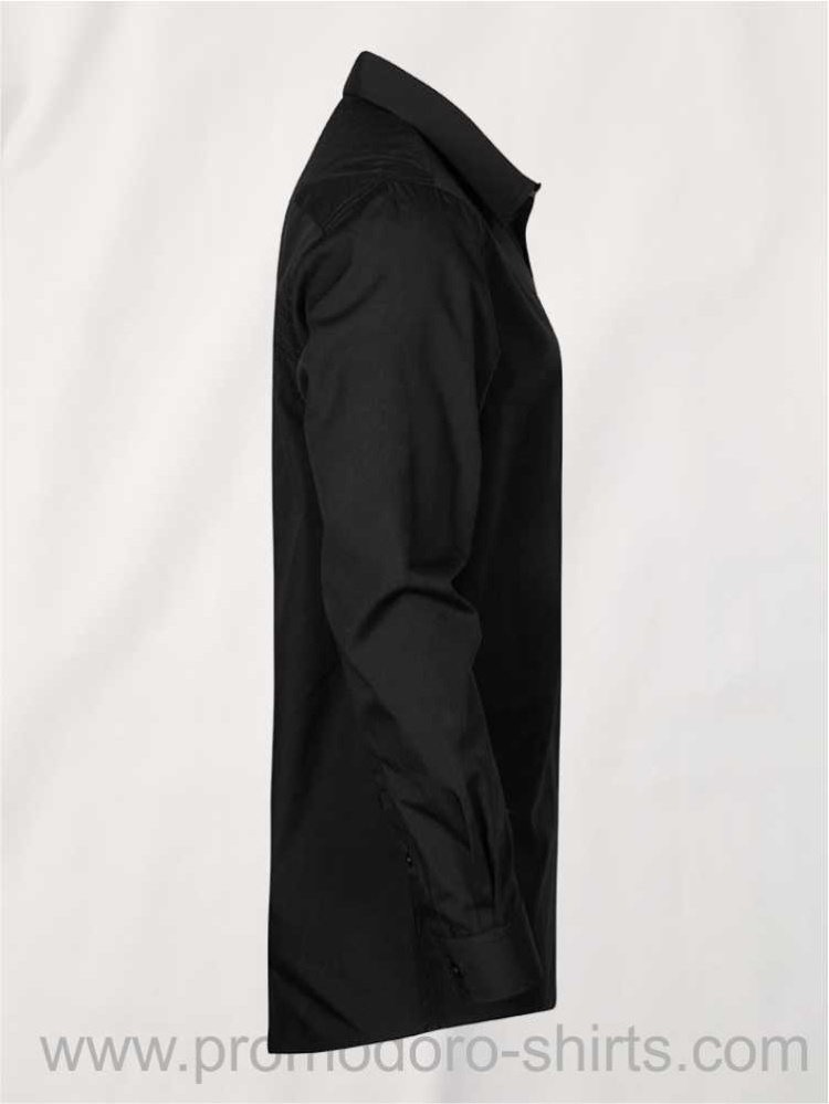 Men`s Poplin Shirt Long Sleeve-6310 – Bild 3