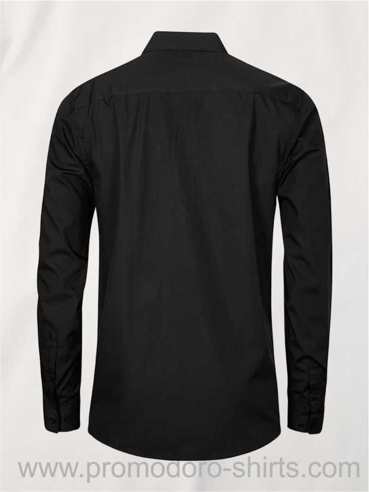Men`s Poplin Shirt Long Sleeve-6310 – Bild 2