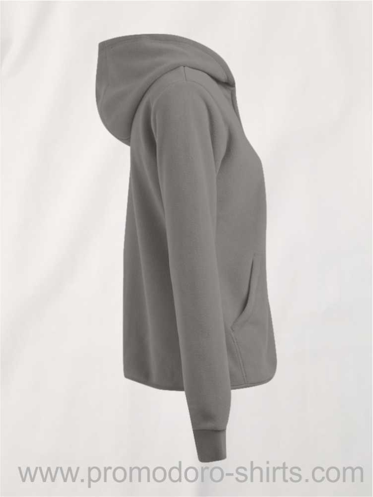 Women's Hooded Fleece Jacket-7981 – Bild 3