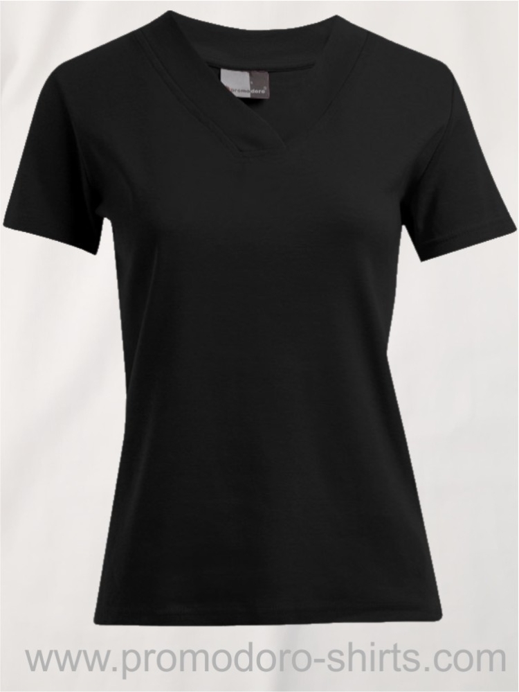 Women's Rib V-Neck-T-3051 – Bild 4