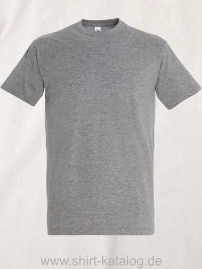 Sol's-Imperial T-Shirt Grey-Melange