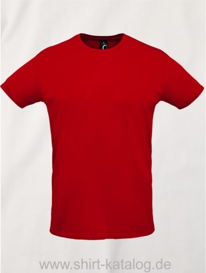 02995-Sols-Unisex-Sprint-T-Shirt-Rot