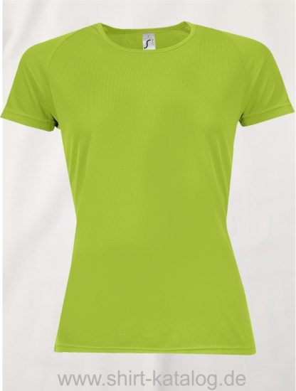10182-Sols-Women-Raglan-Sleeves-T-Sporty-Apple-Green