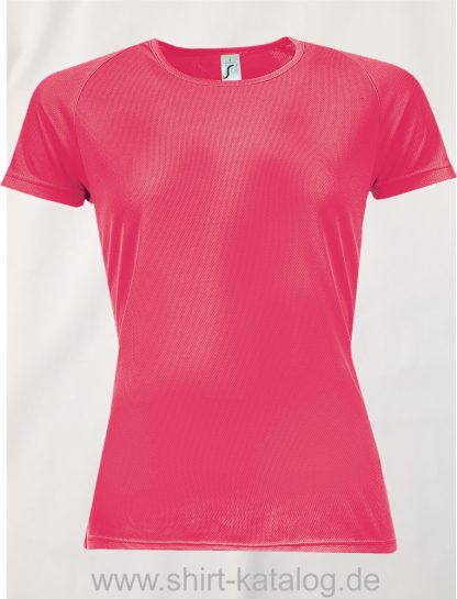 10182-Sols-Women-Raglan-Sleeves-T-Sporty-Neon-Coral