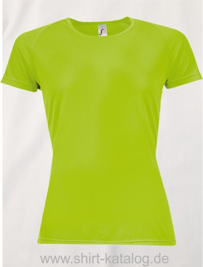 10182-Sols-Women-Raglan-Sleeves-T-Sporty-Neon-Green