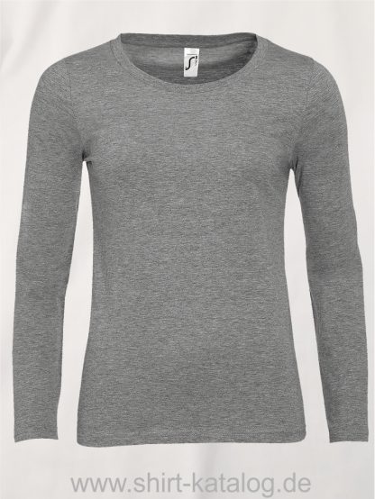 11444-Sols-Women-Long-Sleeve-T-Majestic-Grey-Melange