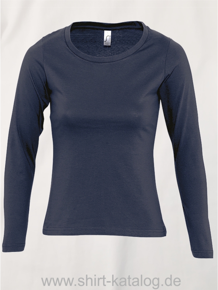 11444-Sols-Women-Long-Sleeve-T-Majestic-Navy