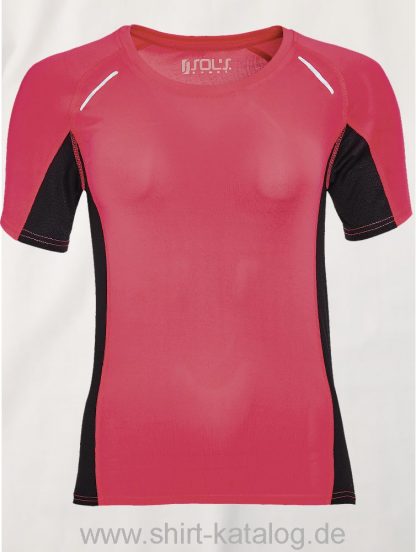 11517-Sols-Women-Short-Sleeve-Running-T-Shirt-Sydney-Neon-Coral