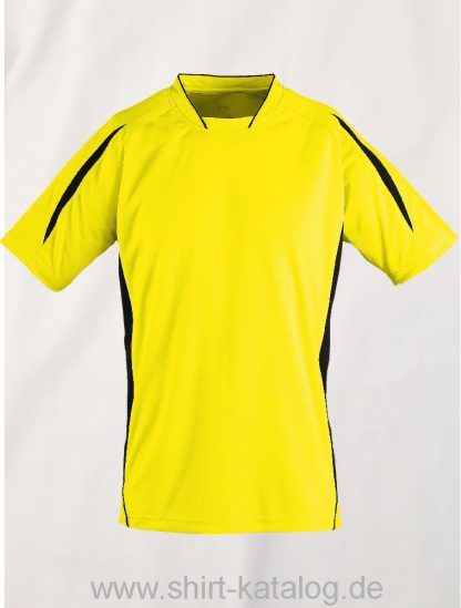 11530-Sols-Shortsleeve-Shirt-Maracana-2-Kids-Zitrone-Black