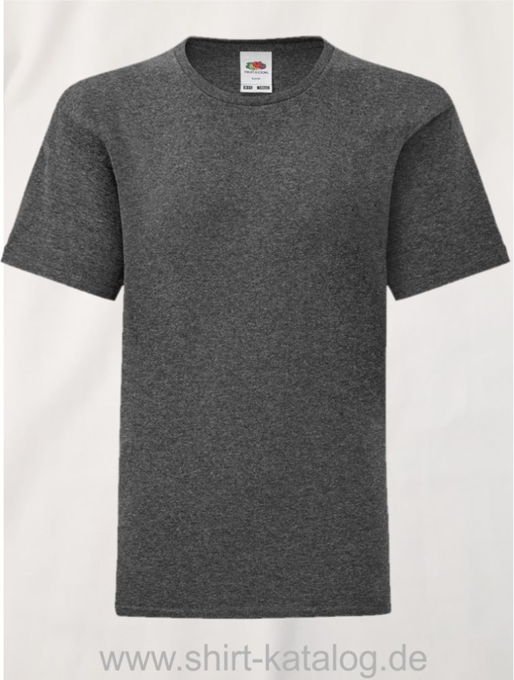 11657-Fruit-Of-The-Loom-Kids-Iconic-T-F130K-Dark-Heather-Grey