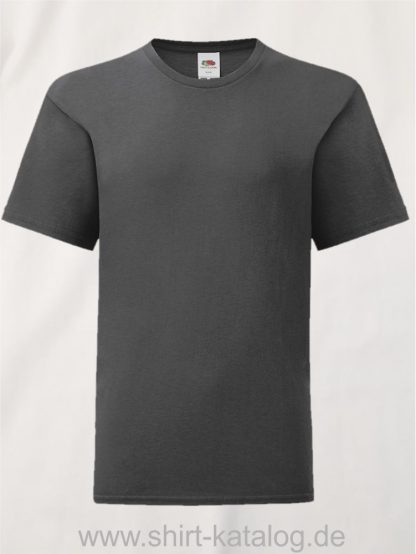 11657-Fruit-Of-The-Loom-Kids-Iconic-T-F130K-Light-Graphite
