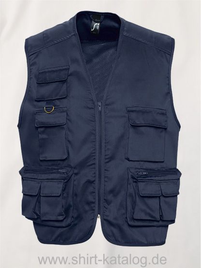 16934-Sols-Reporter-Jacket-Multipokets-Wild-navy
