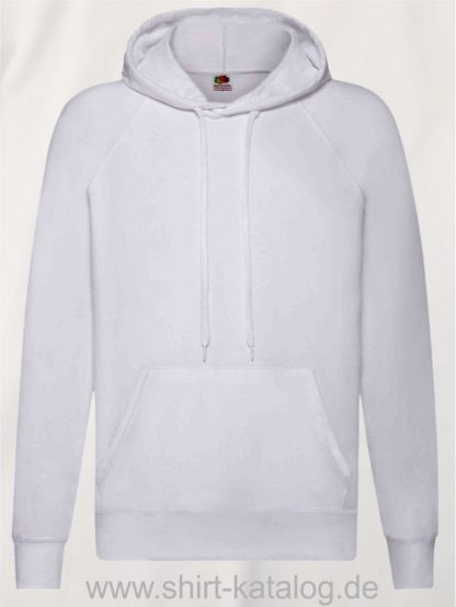 22013-Fruit-of-the-Loom-Lightweight-Hooded-Sweat-white