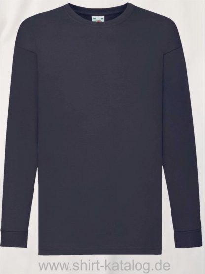 23260-Fruit-Of-The-Loom-Valueweight-T-Kids-Deep-Navy
