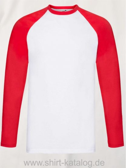 23274-Fruit-of-the-Loom-Longsleeve-Baseball-T-White-Red