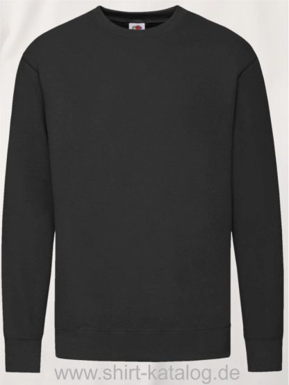 23288-Fruit-of-the-Loom-New-Lightweight-Set-In-Sweat-Black