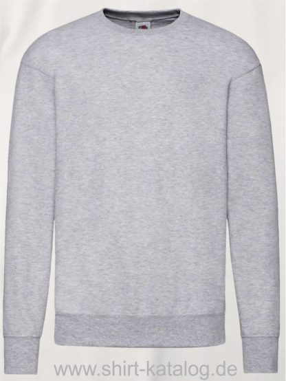 23288-Fruit-of-the-Loom-New-Lightweight-Set-In-Sweat-Heather-Grey
