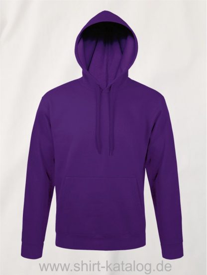 25845-Sols-Unisex-Hooded-Sweat-Shirt-Snake-dark-purple