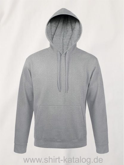 25845-Sols-Unisex-Hooded-Sweat-Shirt-Snake-grey-melange