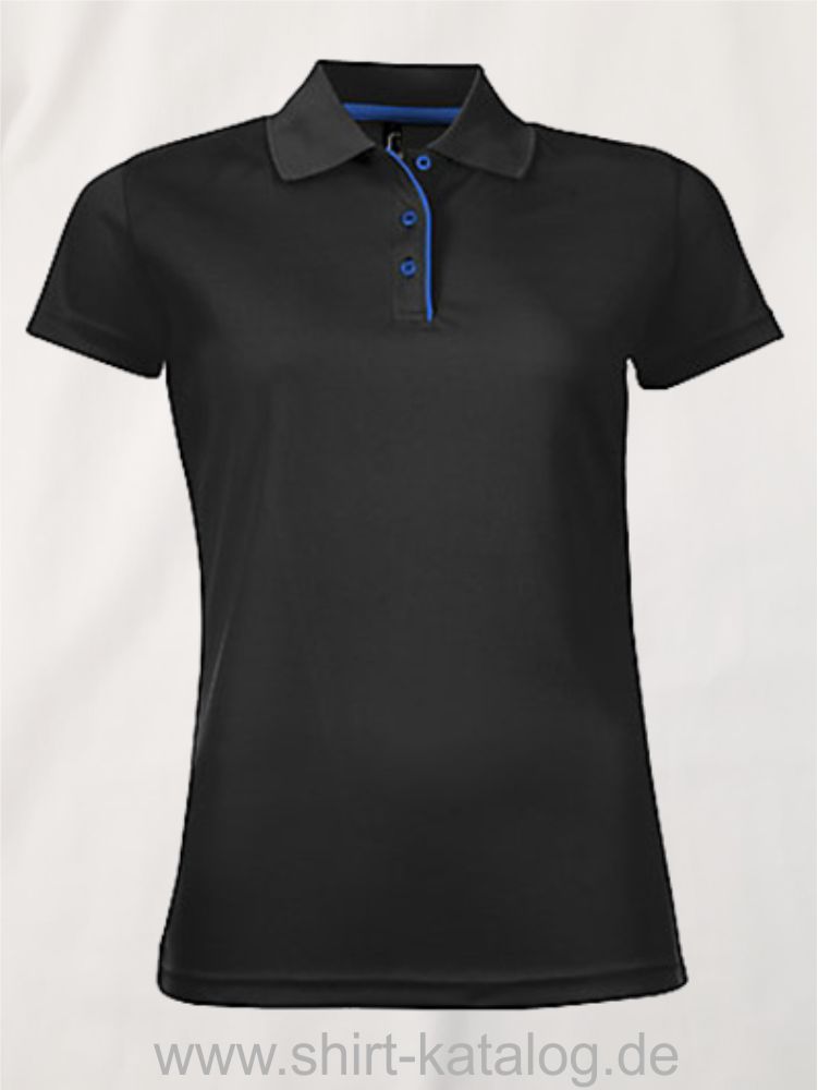 Womens Sports Polo Shirt Performer L544