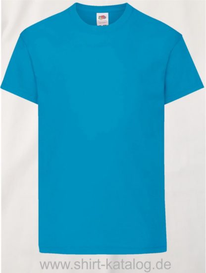 26016-Fruit-Of-The-Loom-Original-T-Kids-F110K-Azure-Blue
