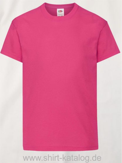 26016-Fruit-Of-The-Loom-Original-T-Kids-F110K-Fuchsia