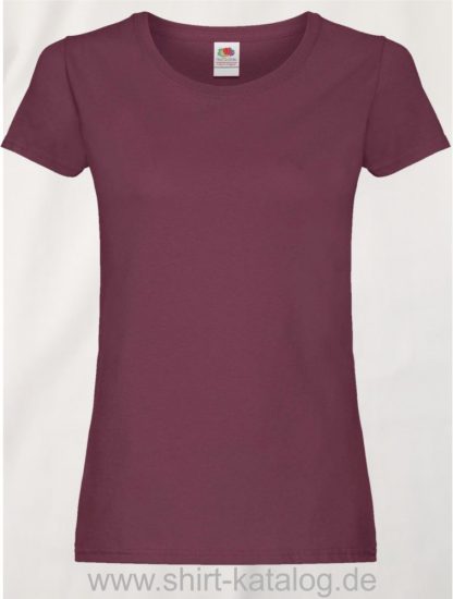 26018-Fruit-Of-The-Loom-Ladies-Original-T-F111-Burgundy