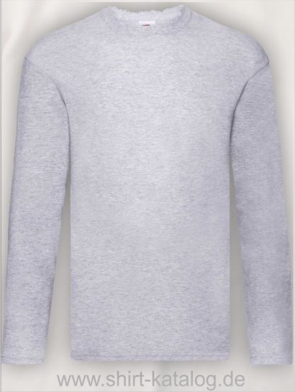 28188-Fruit-of-the-Loom-Original-Longsleeve-T-Heather-Grey