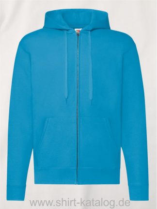 Classic-Hooded-Sweat-Jacket-Azure-Blue