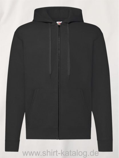 Classic-Hooded-Sweat-Jacket-Black