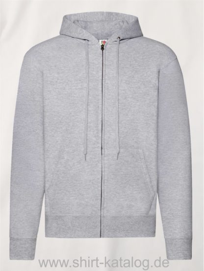 Classic-Hooded-Sweat-Jacket-Heather-Grey