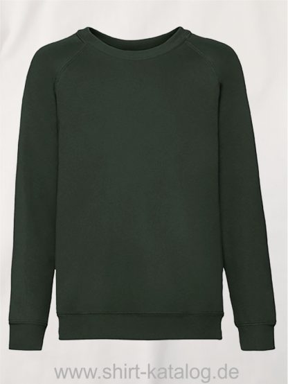 Classic-Raglan-Sweat-Kids-Bottle-Green
