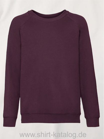 Classic-Raglan-Sweat-Kids-Burgundy