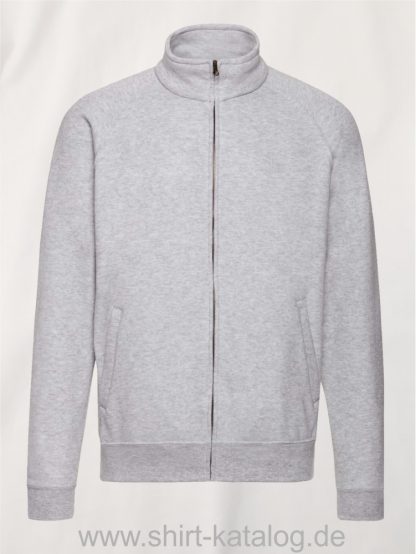 Classic-Sweat-Jacket-Heather Grey