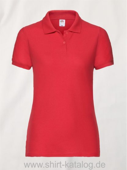 LADIES-6535-POLO-Red