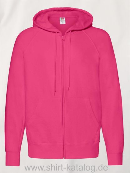 Lightweight-Hooded-Sweat-Jacket-Fuchsia