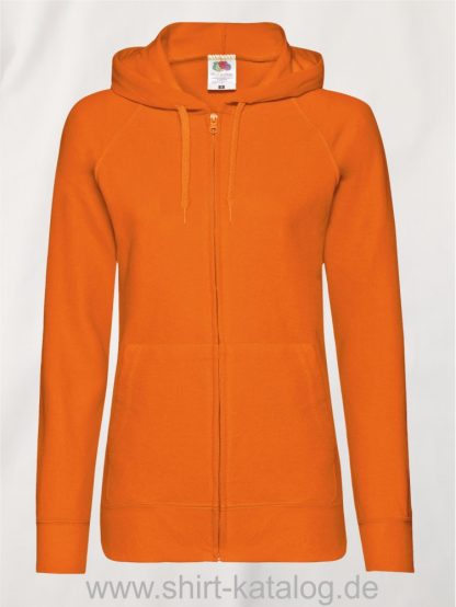 Lightweight-Hooded-Sweat-Jacket-Lady-Fit-Orange